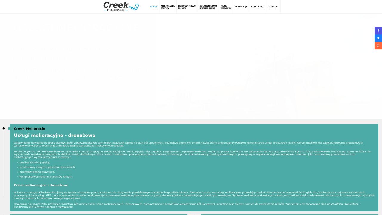 Creek Melioracje Marek Ruczaj